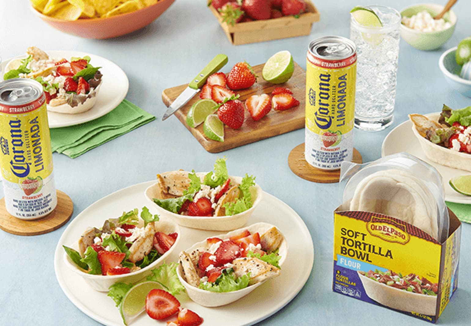 Chicken Tacos with Strawberry Salsa
